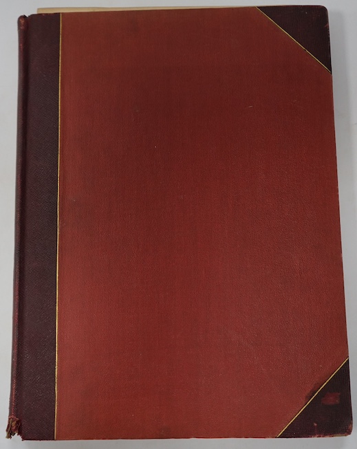 Lawrence, D.H. - The Paintings of D.H. Lawrence. Limited Edition (of 500 numbered copies). 26 coloured plates; contemp. maroon gilt ruled half morocco and cloth, gilt lettered spine, gilt top, folio. The Mandrake Press: